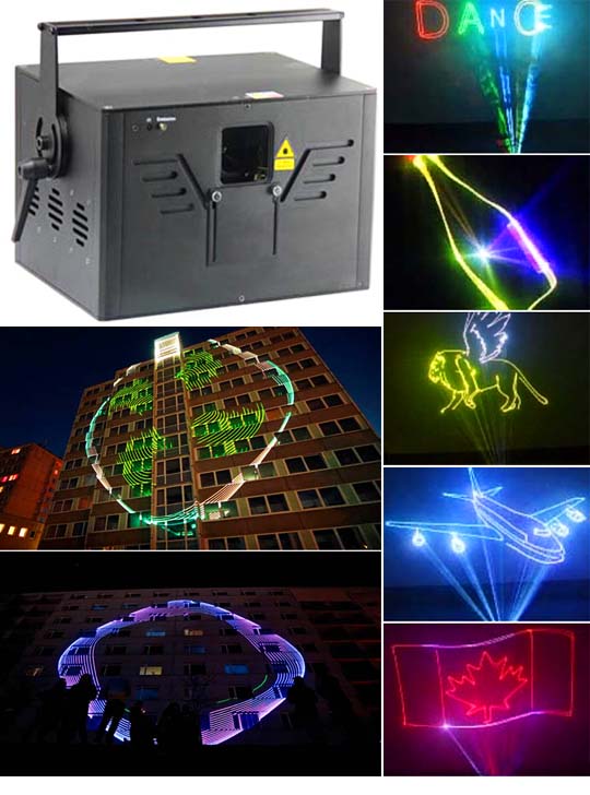 Профессиональная лазерная реклама AH150RGB Pro Max